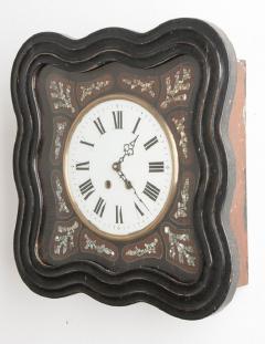 French 19th Century Napoleon III Inlay Wall Clock - 1681431