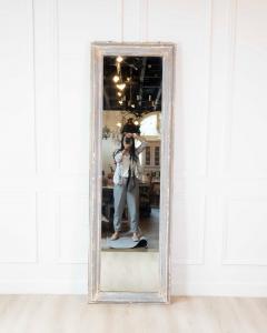 French 19th Century Neoclassical Painted Mirror - 4791637