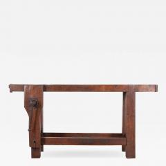 French 19th Century Oak Artisans Workbench - 2459733