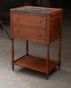 French 19th Century Oak Bedside Table - 1506197