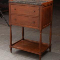 French 19th Century Oak Bedside Table - 1506201