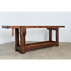 French 19th Century Oak Beech Artisan s Workbench - 4632814
