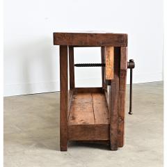 French 19th Century Oak Beech Artisan s Workbench - 4632815
