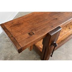 French 19th Century Oak Beech Artisan s Workbench - 4632831