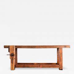 French 19th Century Oak Beech Artisan s Workbench - 4699170