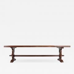 French 19th Century Oak Dining Table - 2673363