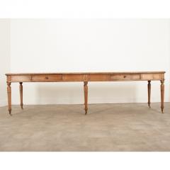 French 19th Century Oak Dining Table - 3192344