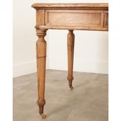 French 19th Century Oak Dining Table - 3192348