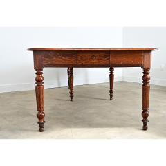 French 19th Century Oak Dining Table from a Nunnery - 4722733