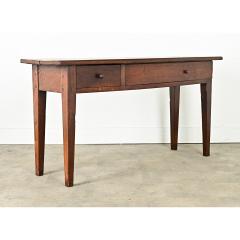 French 19th Century Oak Farmhouse Console Table - 3935065