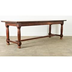 French 19th Century Oak Farmhouse Table - 3877242