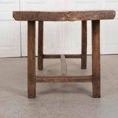 French 19th Century Oak Farmhouse Trestle Table - 1311475