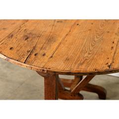 French 19th Century Oak Folding Vendange Table - 4482218