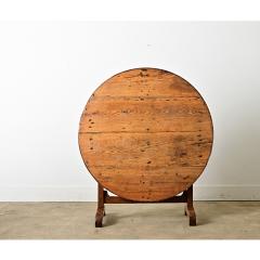 French 19th Century Oak Folding Vendange Table - 4482222