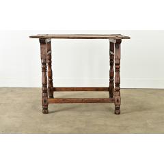 French 19th Century Oak Harvest Table - 3877193