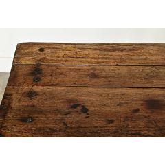 French 19th Century Oak Harvest Table - 3877255