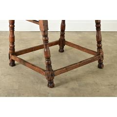 French 19th Century Oak Harvest Table - 3877303