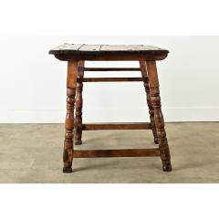 French 19th Century Oak Harvest Table - 3877305