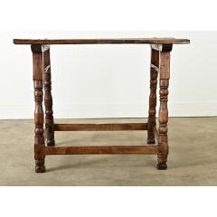 French 19th Century Oak Harvest Table - 3877327