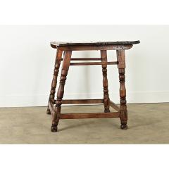 French 19th Century Oak Harvest Table - 3877355