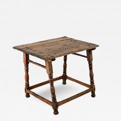 French 19th Century Oak Harvest Table - 3883789