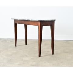 French 19th Century Oak Marble Console - 4549897
