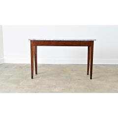 French 19th Century Oak Marble Console - 4549898