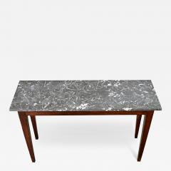 French 19th Century Oak Marble Console - 4581699