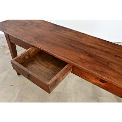 French 19th Century Oak One drawer Server - 4632811