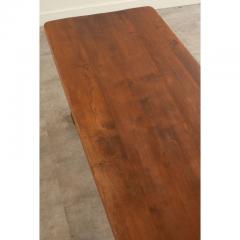 French 19th Century Oak Trestle Table - 2996922