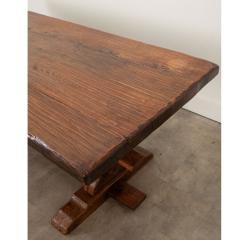 French 19th Century Oak Trestle Table - 3406033