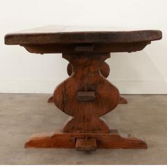 French 19th Century Oak Trestle Table - 3406047