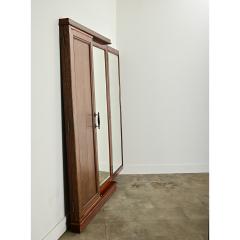 French 19th Century Oak Trifold Wall Mirror - 4223548