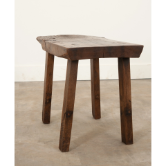 French 19th Century Oak and Walnut Table Bench - 2885198