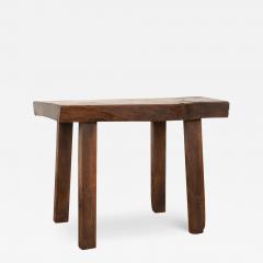 French 19th Century Oak and Walnut Table Bench - 2912966