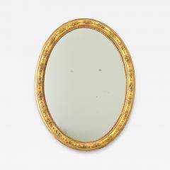 French 19th Century Oval Gilt Mirror - 4085391