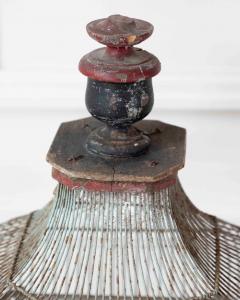 French 19th Century Painted Architectural Birdcage - 4758264