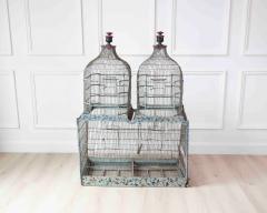 French 19th Century Painted Architectural Birdcage - 4758266