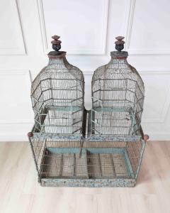 French 19th Century Painted Architectural Birdcage - 4758269