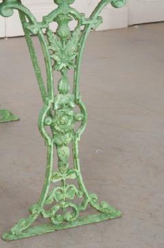 French 19th Century Painted Bistro Table with Marble Top - 556777