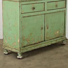 French 19th Century Painted Buffet A Deux Corps - 3877470