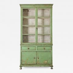 French 19th Century Painted Buffet A Deux Corps - 3883801