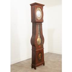 French 19th Century Painted Case Clock - 2944114