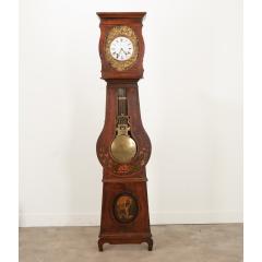 French 19th Century Painted Case Clock - 2944125