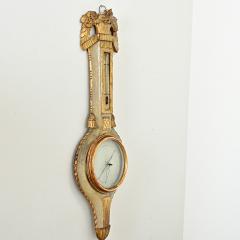 French 19th Century Painted Gilt Barometer - 4402120