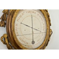 French 19th Century Painted Gilt Barometer - 4443171