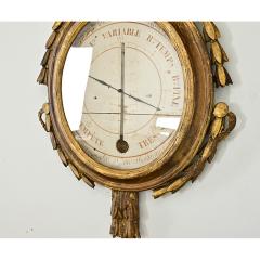 French 19th Century Painted Gilt Barometer - 4443175