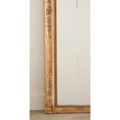 French 19th Century Painted Giltwood Mantle Mirror - 3234408