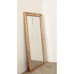 French 19th Century Painted Giltwood Mantle Mirror - 3234411