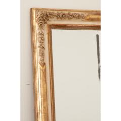 French 19th Century Painted Giltwood Mantle Mirror - 3234414